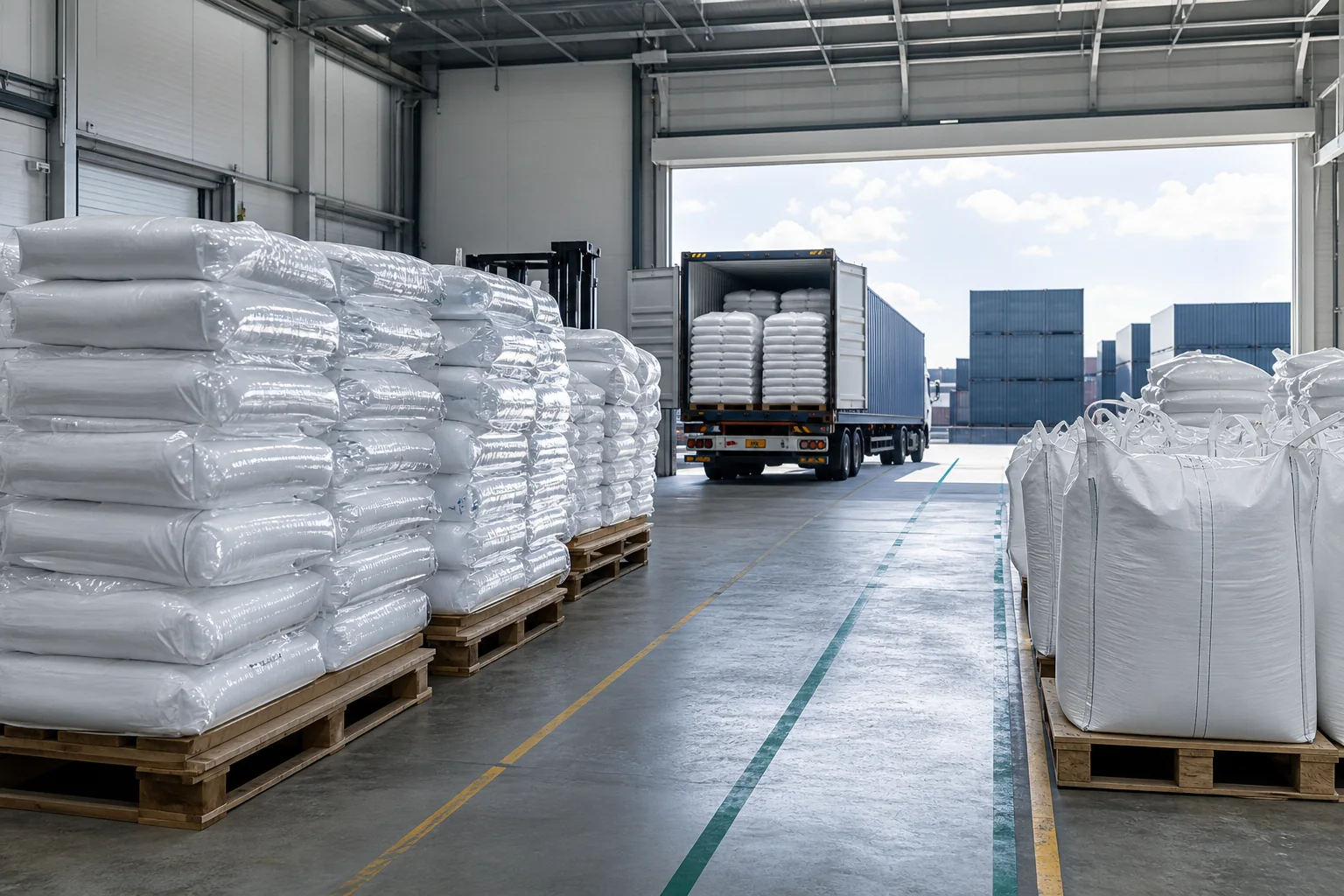 Almacen y expedicion de materias primas plasticas